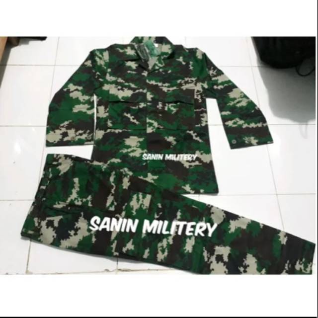 Jual Seragam PDL loreng jatah TNI l Seragam PDL loreng RAIDER l Baju ...