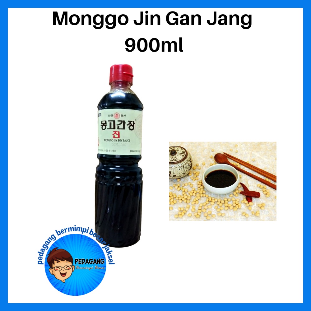Jual Monggo Jin Gan Jang 900ml Jin Ganjang Korean Soy Sauce