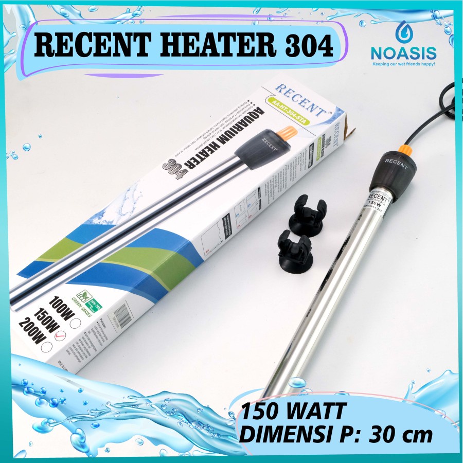 Jual HEATER AQUARIUM RECENT STAINLESS 150 , 200 , 300 , 500 WATT PENGHANGAT  AIR - | Shopee Indonesia