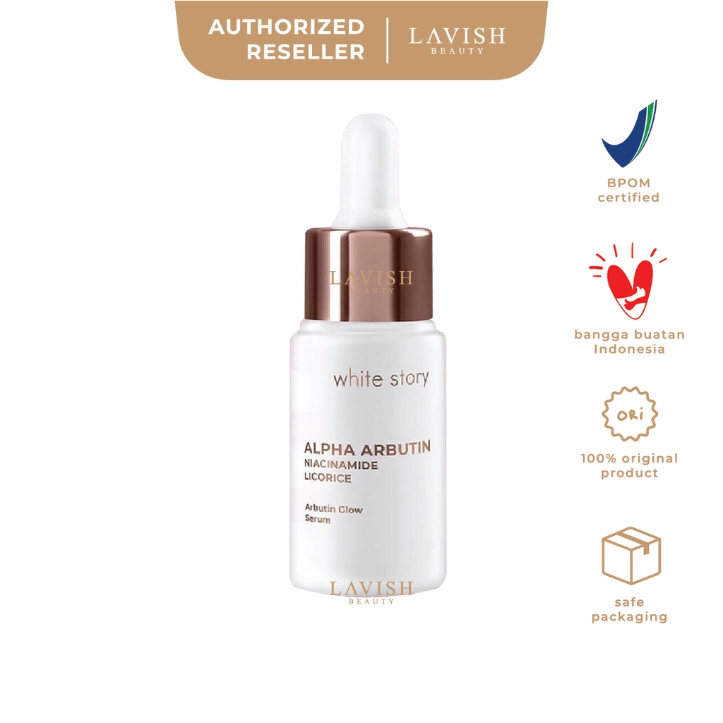 Jual (EXP AGUSTUS 2024) WHITE STORY Arbutin Glow Serum (20ml) Shopee