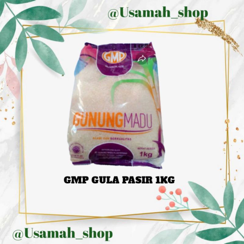 Jual Gmp Gula Pasir Kristal Putih 1kg Gunung Madu Shopee Indonesia 1554