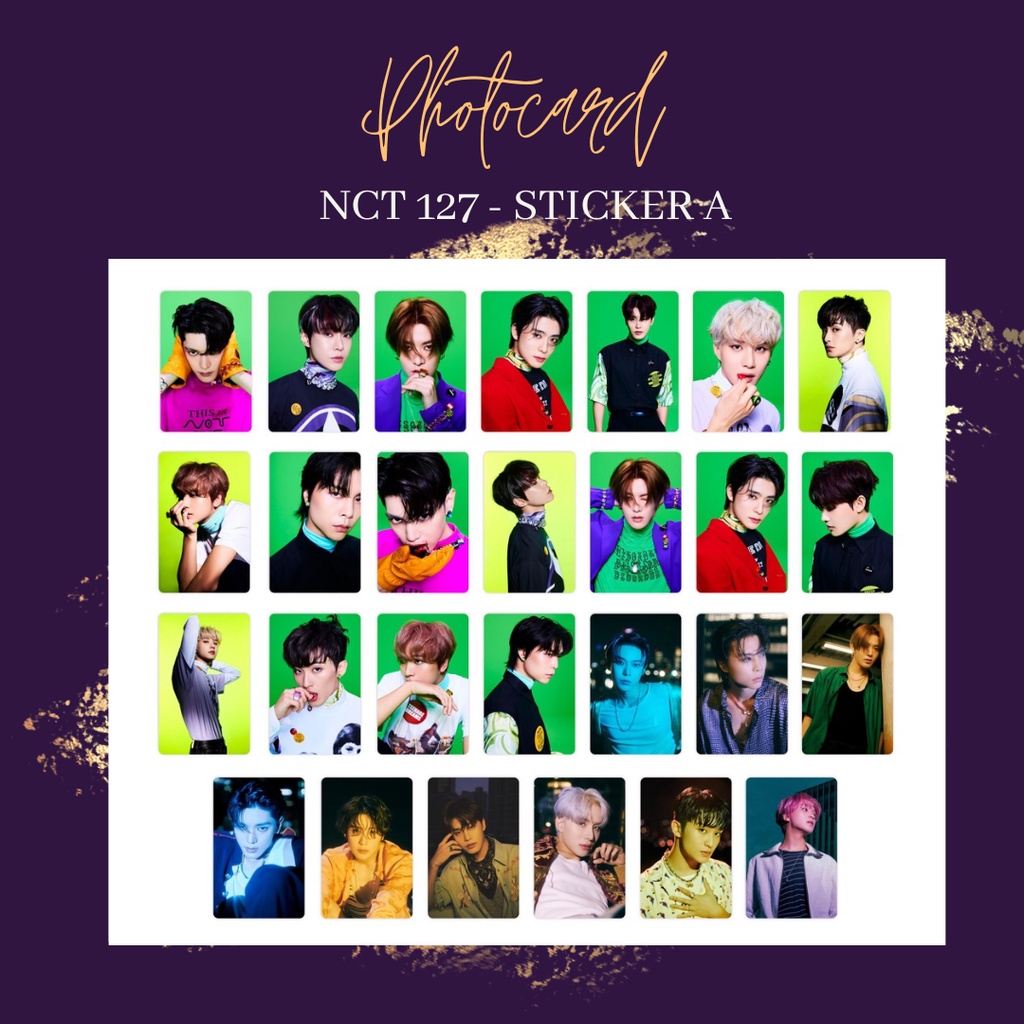 Jual Photocard Nct 127 Sticker Isi 25 Pcs Shopee Indonesia