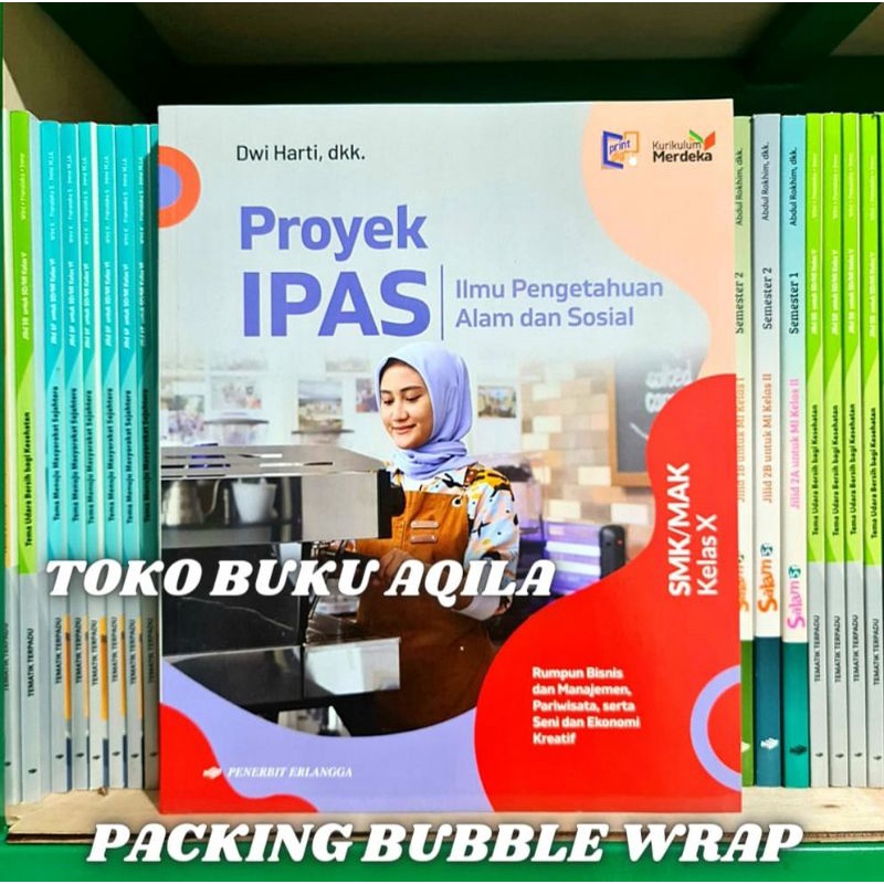 Jual Buku Proyek Ipas Kelas 1 X 10 Smk Erlangga Rumpun Bisnis Kurikulum Merdeka Shopee Indonesia 1663