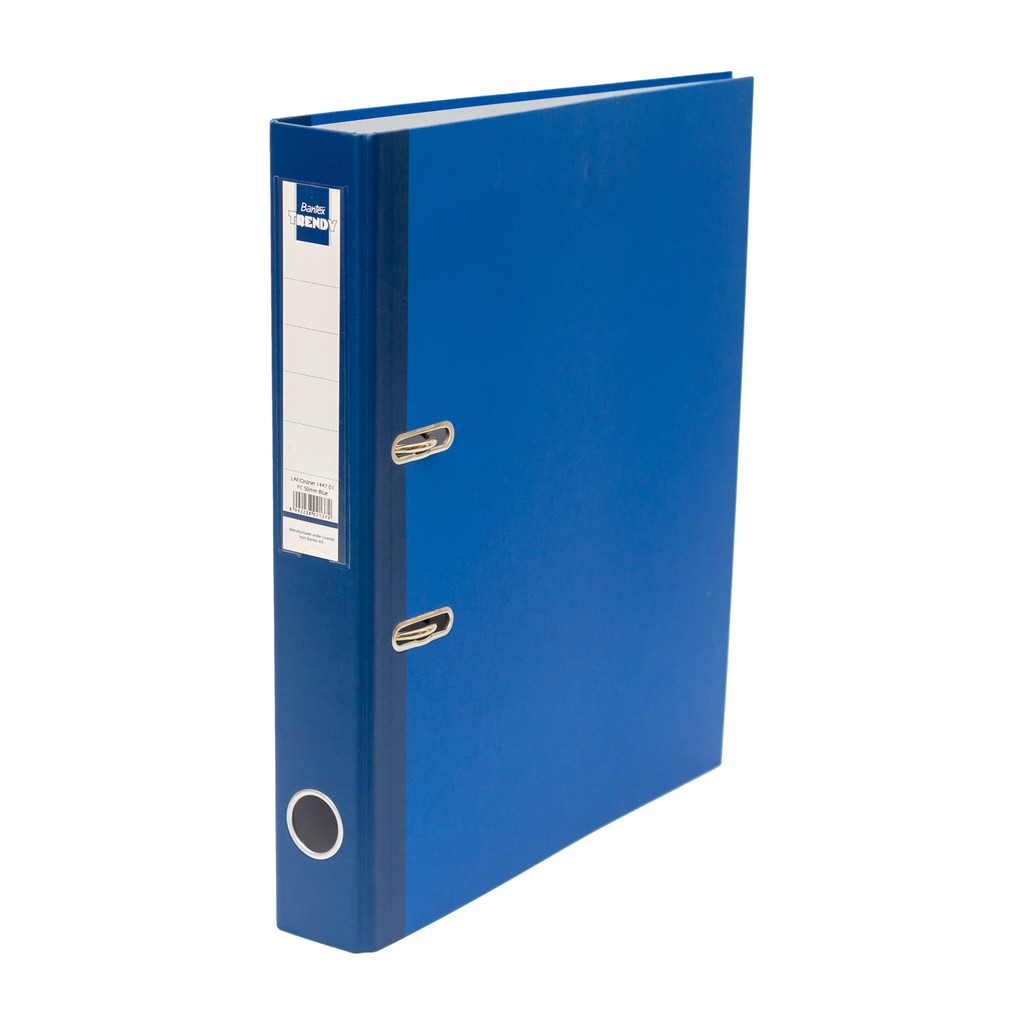 Jual Bantex Lever Arch File Ordner Trendy Folio Cm Blue Shopee Indonesia