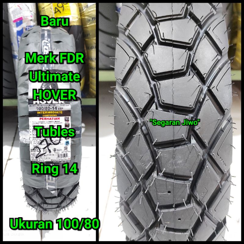 Jual Ban Tubles Motor Matic Ring Ukuran Merk Fdr Hover Ban