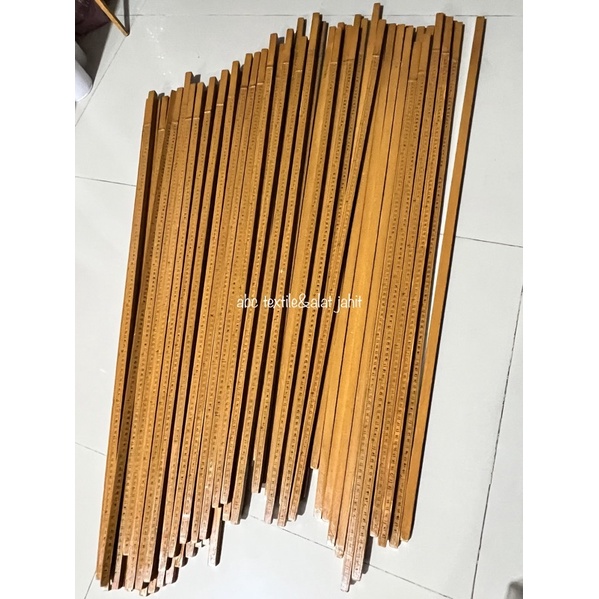 Jual Meteran kayu/ meteran kain 1meter | Shopee Indonesia