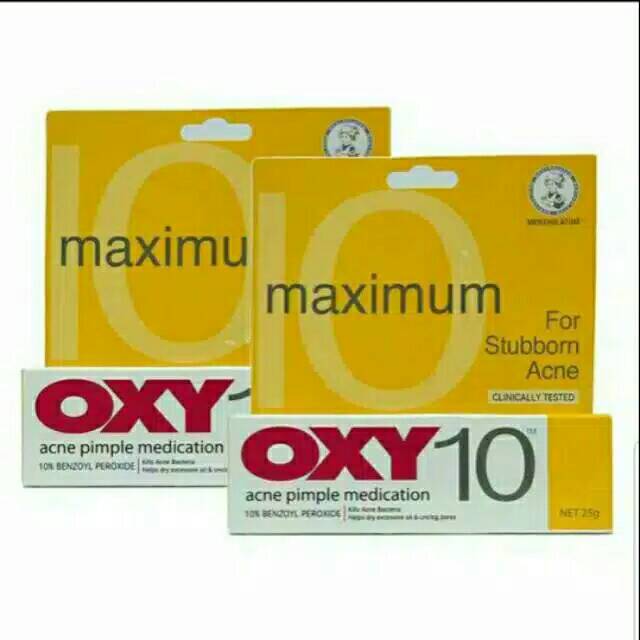 Jual OXY 10 maximum acne pimple medication ORIGINAL 10gr 25gr Shopee