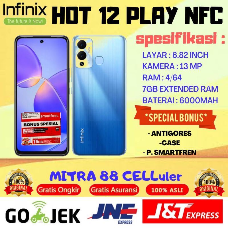 infinix hot 12 play nfc 4 64