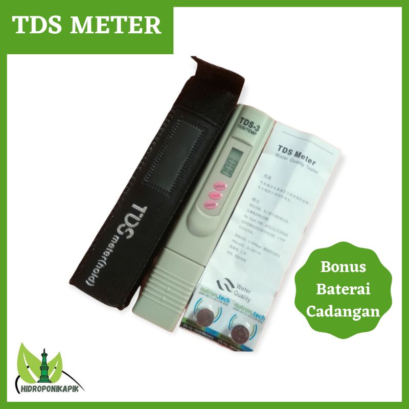 Jual Tds Meter Alat Ukur Air Hidroponik Tester Air Kolam Renang