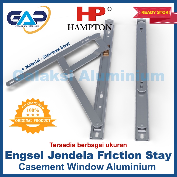 Jual Engsel Jendela / Casement Casemen Window / Friction Stay / Penahan ...