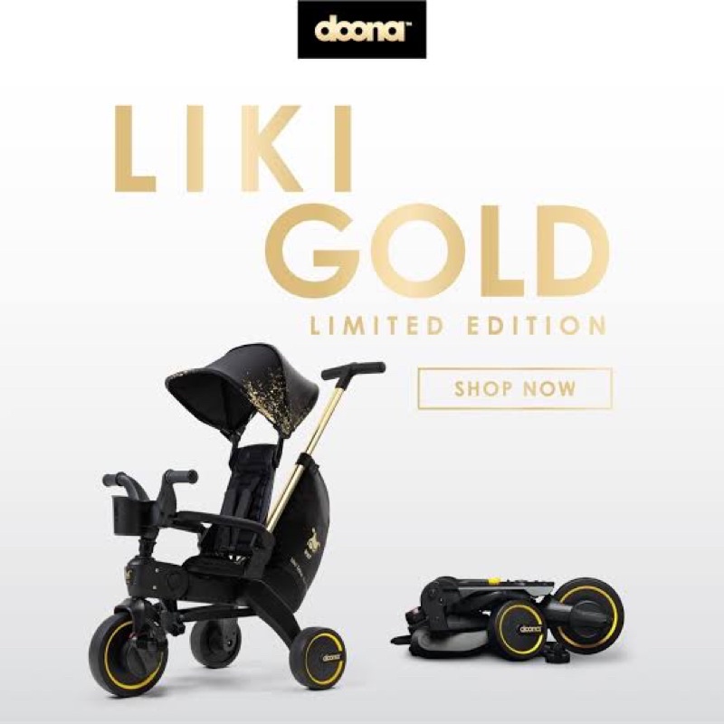 Jual doona like trike limited edition gold Shopee Indonesia