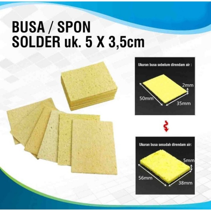 Jual Busa Solder Spons Ukuran X Cm Shopee Indonesia