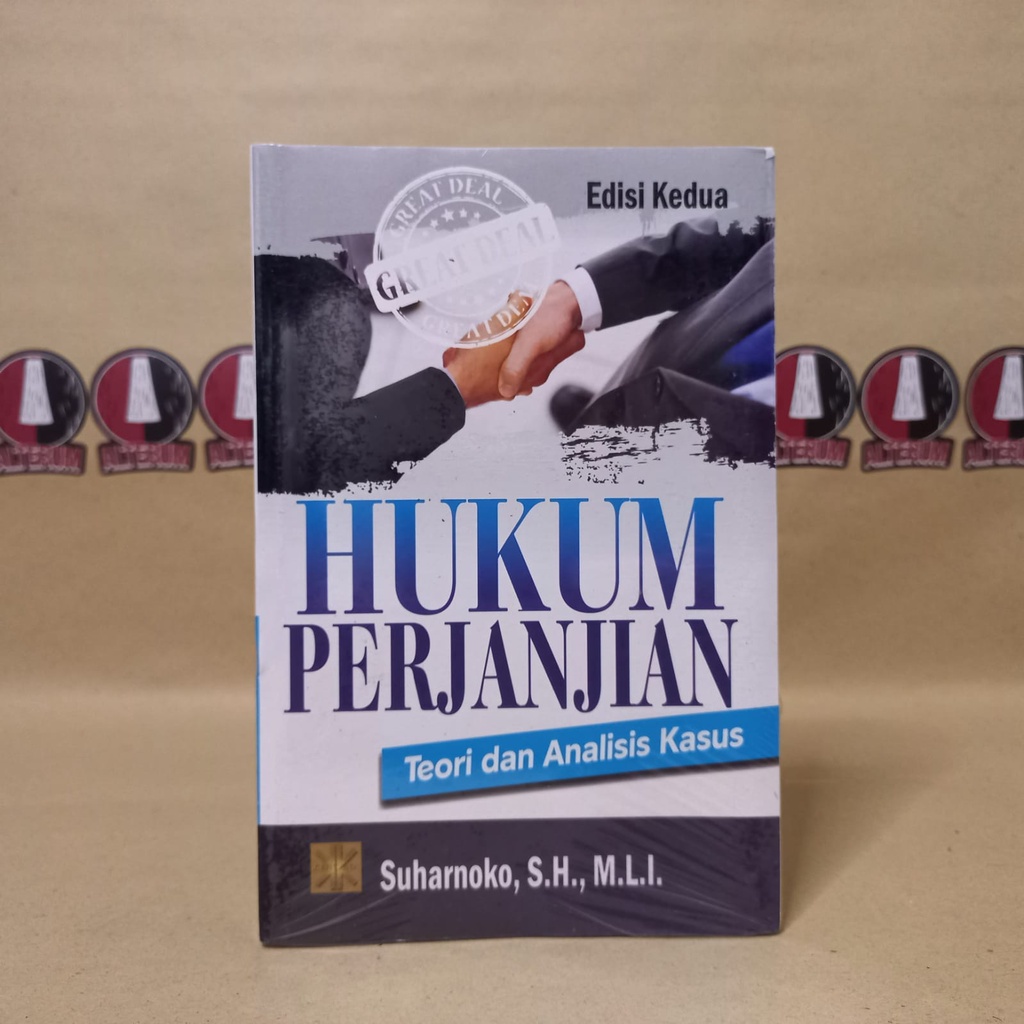 Jual Buku Hukum Perjanjian Teori Dan Analisis Kasus - Suharnoko ...