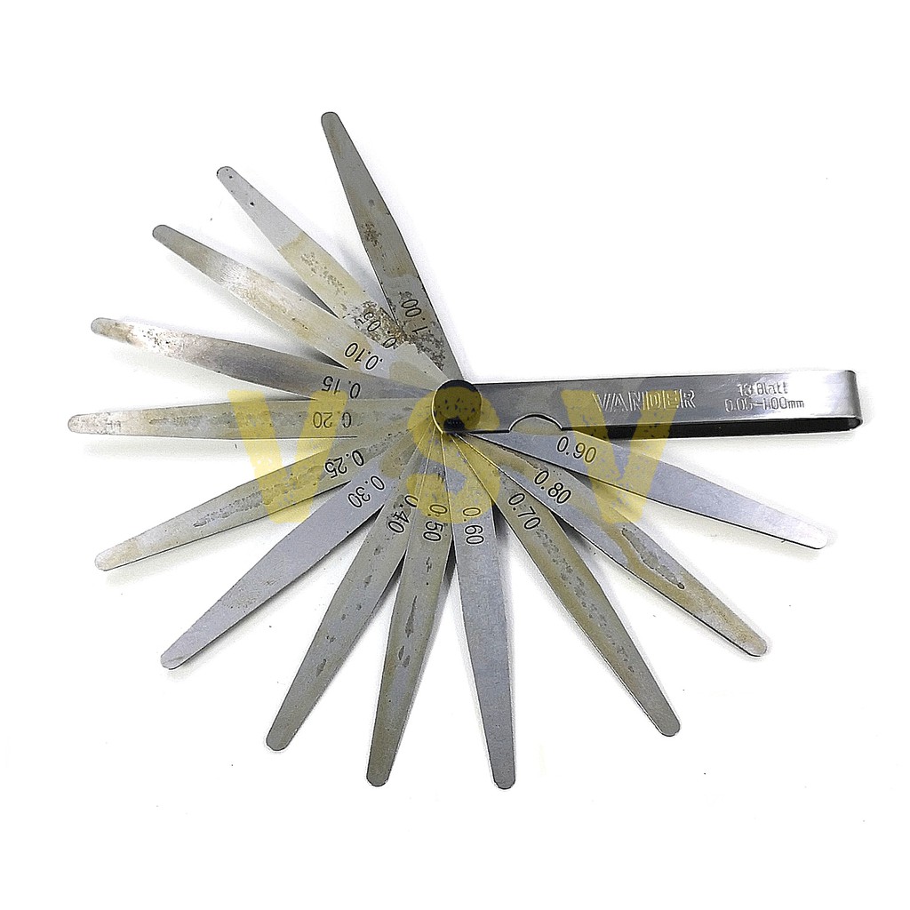 Jual VANDER Fuller gauge Feeler gauge 13 blades / Puller gauge