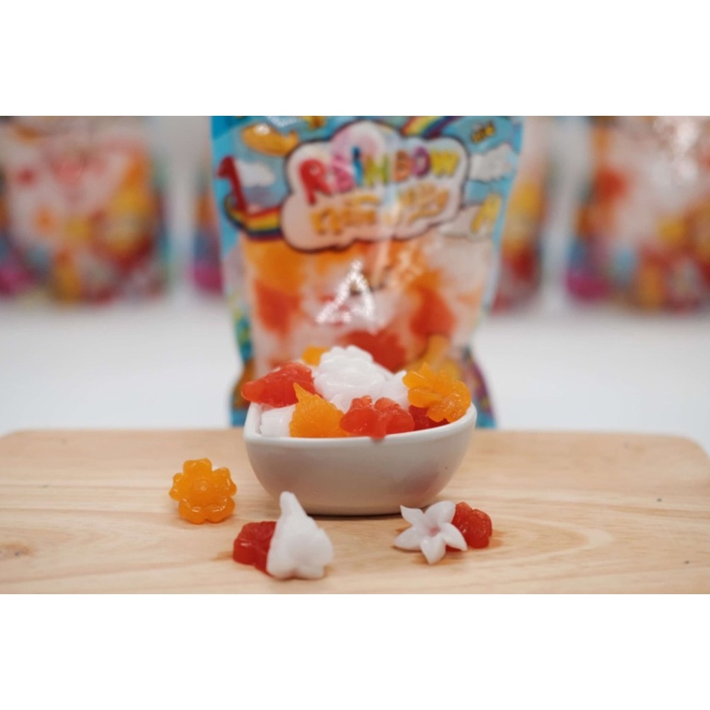 Jual JELLY BUNGA / RAINBOW NATA JELLY / TOPPING MINUMAN KEKINIAN ...
