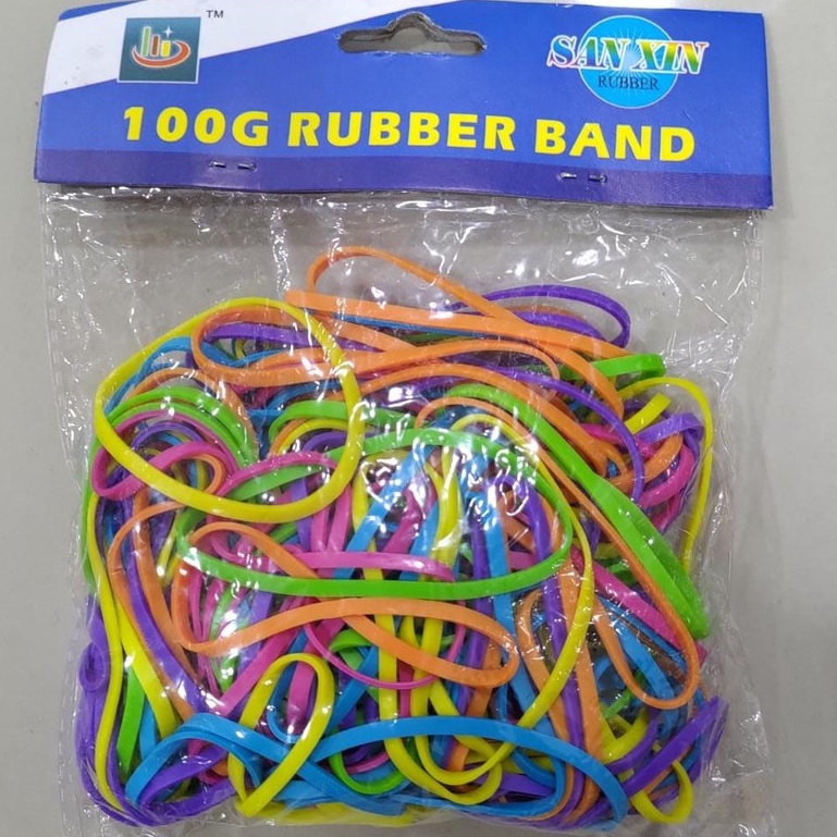 Jual Rubber Band Montessori Rainbow Karet Gelang Warna Warni 100g