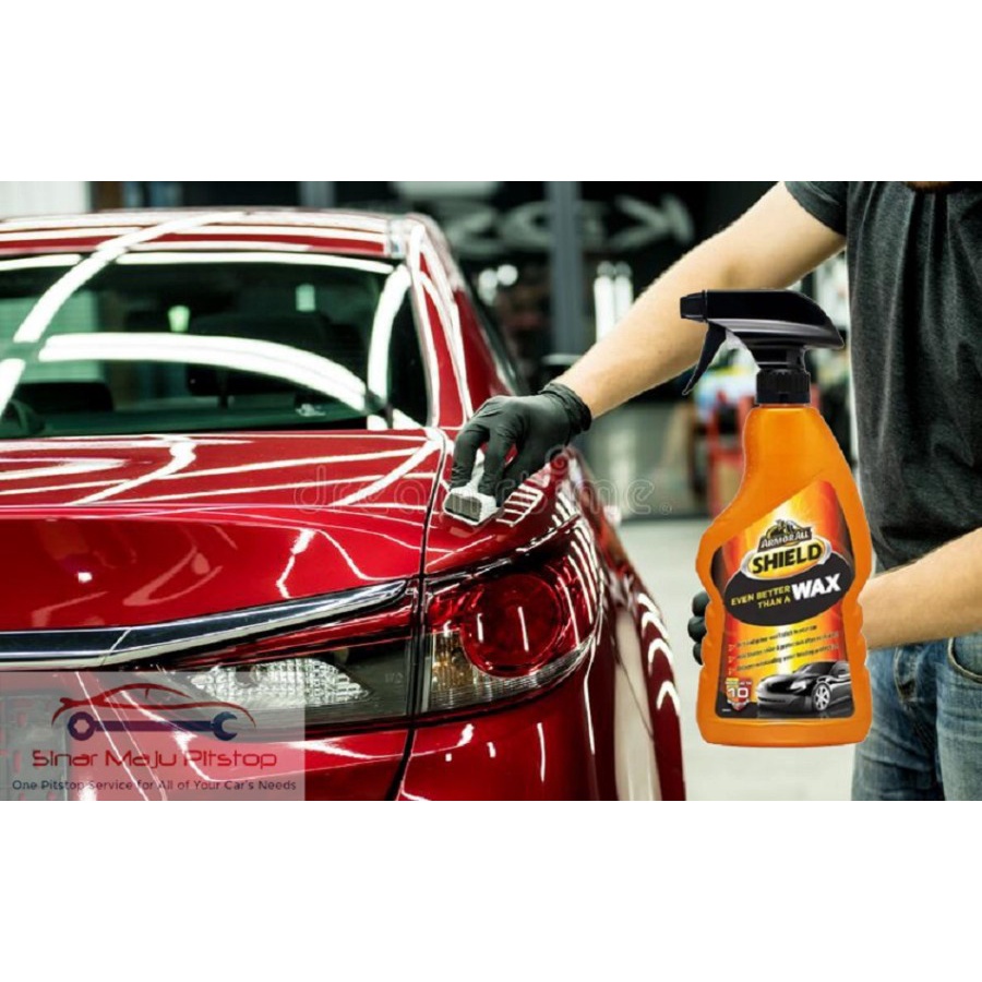 Jual Cairan Wax Spray Poles Kilap Kinclong Coating Body Mobil - ARMOR