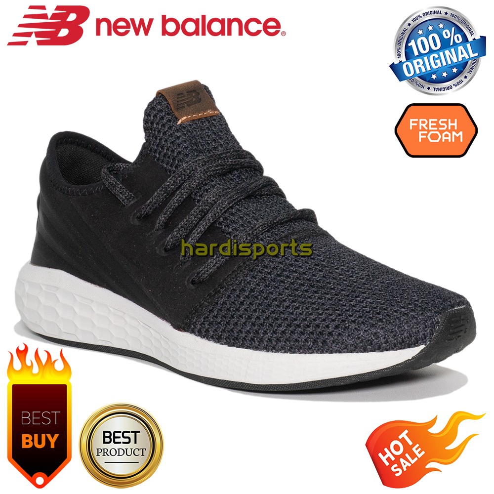 Jual Sepatu Running Pria New Balance Fresh Foam Cruz MCRZDLB2 Black ORIGINAL Shopee Indonesia