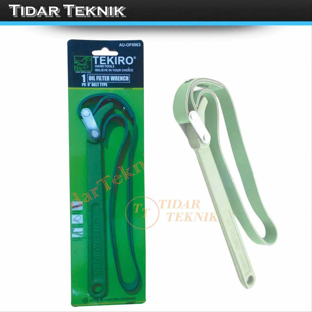 Jual kunci pembuka oli sabuk / oil filter tekiro belt 9" TEKIRO Shopee Indonesia