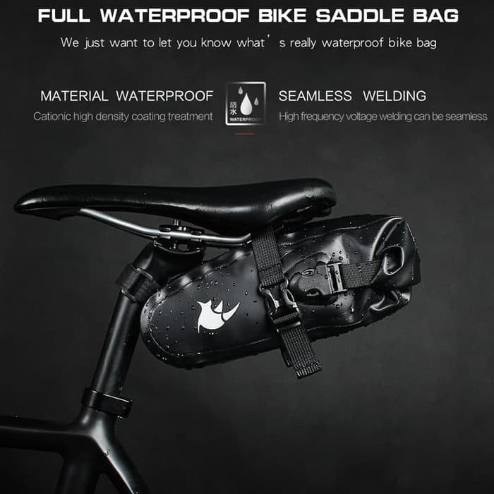 Jual RHINOWALK TF550 Tas Sadel Jok Sepeda Waterproof Saddle Bag ...