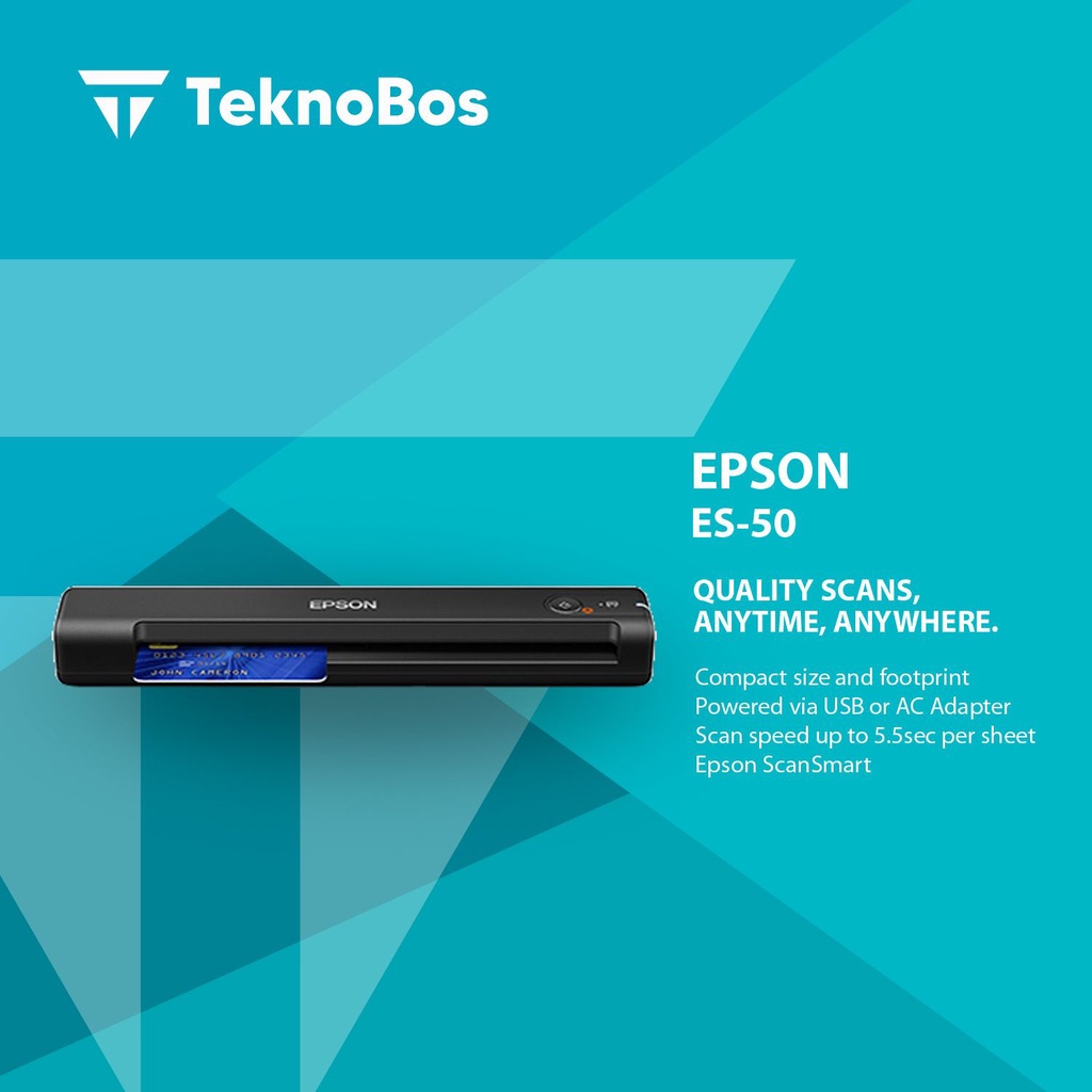Jual Scanner Epson ES50 Portable Sheetfed Shopee Indonesia