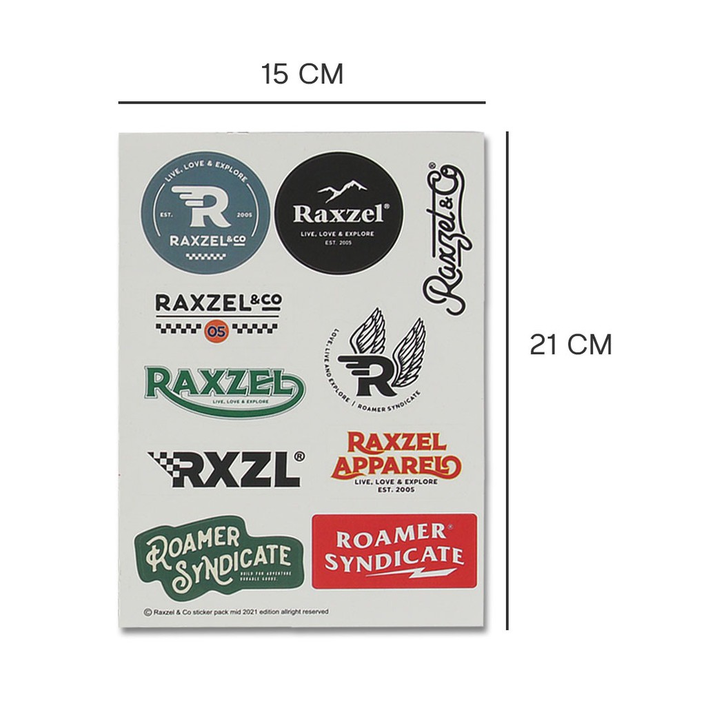 Jual Raxzel Sticker Pack isi 10 1F | Shopee Indonesia