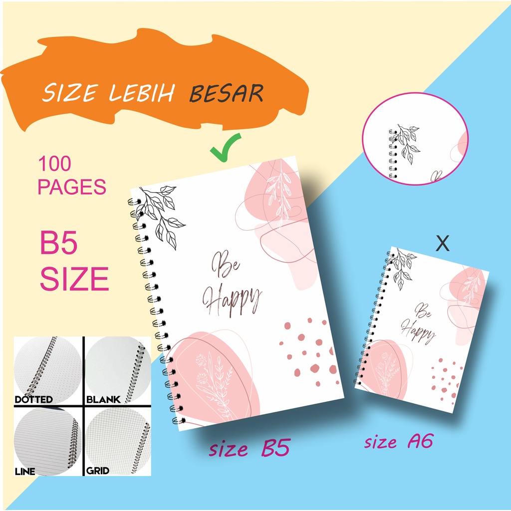 Jual Notebook Note Book Notes Book B5 Buku Kuliah Buku Diary Diary Book ...