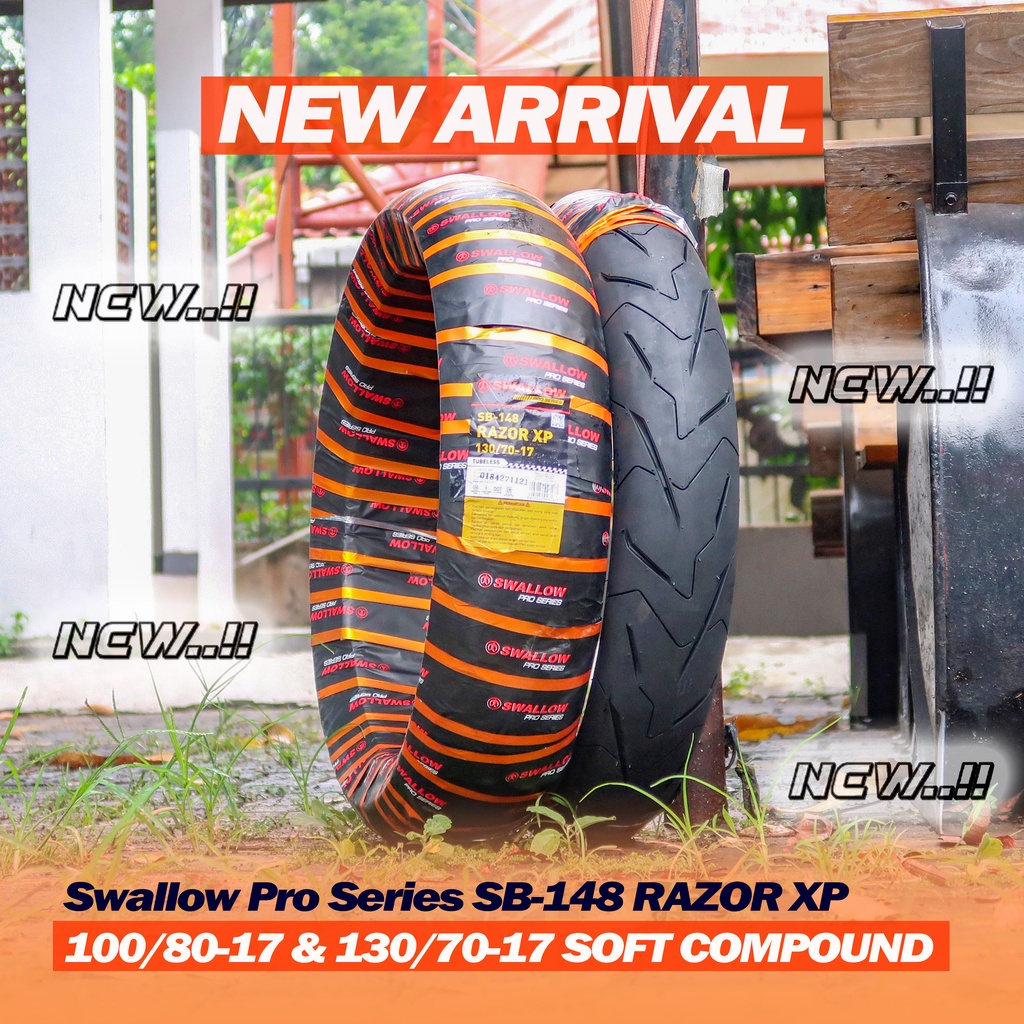 Jual SWALLOW SB-148 RAZOR XP SOFT COMPOUND 100/80-17 110/70-17 130/70 ...