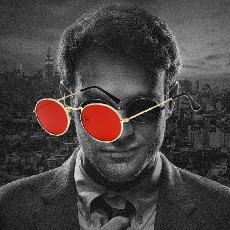 Daredevil red glasses on sale