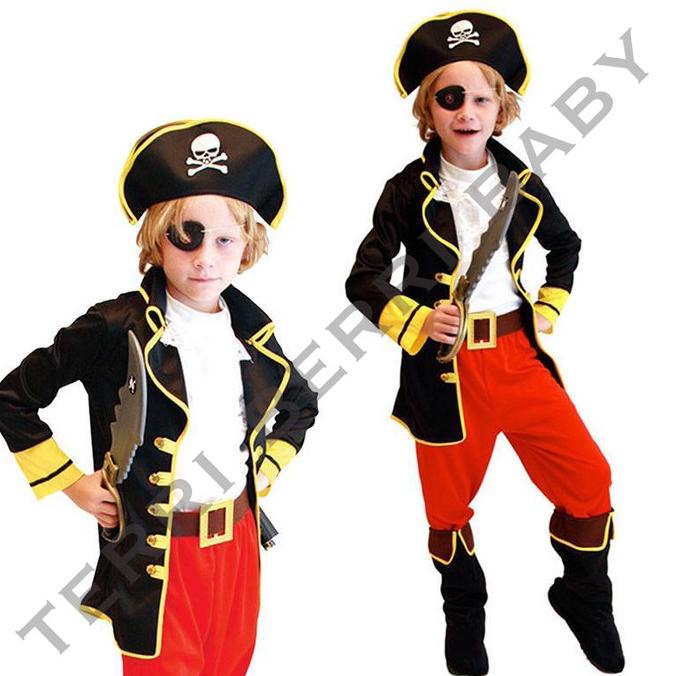 Jual Kostum cosplay bajak laut pirate kostum costume anak | Shopee