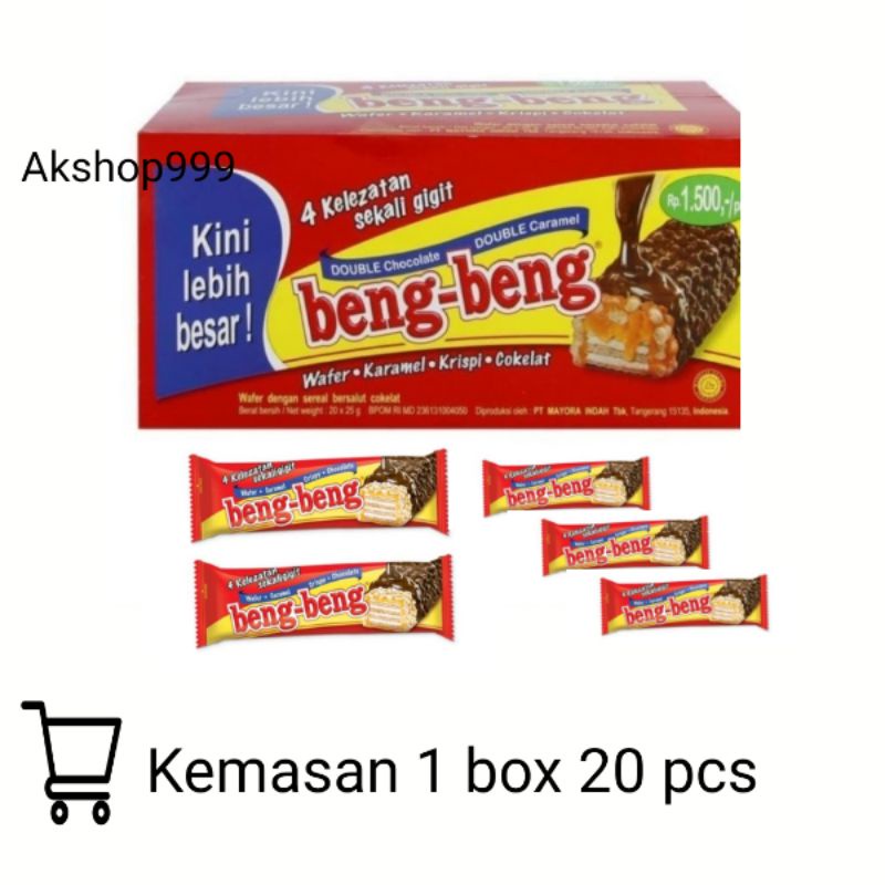 Jual Beng Beng Wafer Caramel Crispy Coklat | Shopee Indonesia