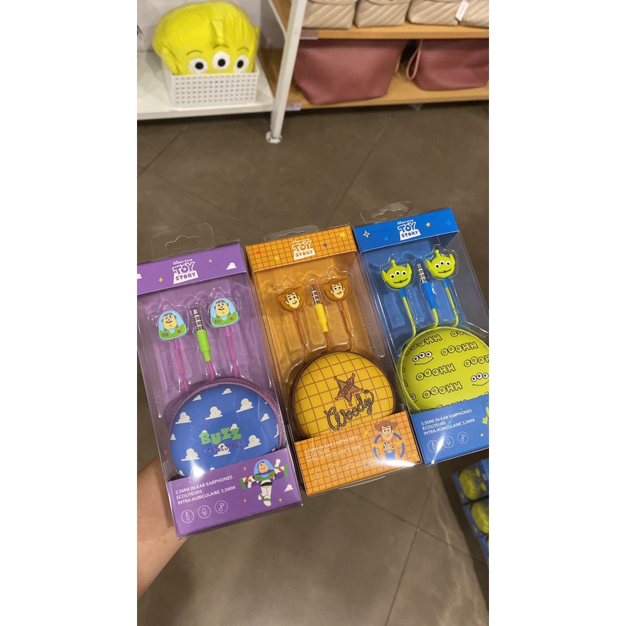 Jual MINISO X TOY STORY Earphones with case / earphone toy story