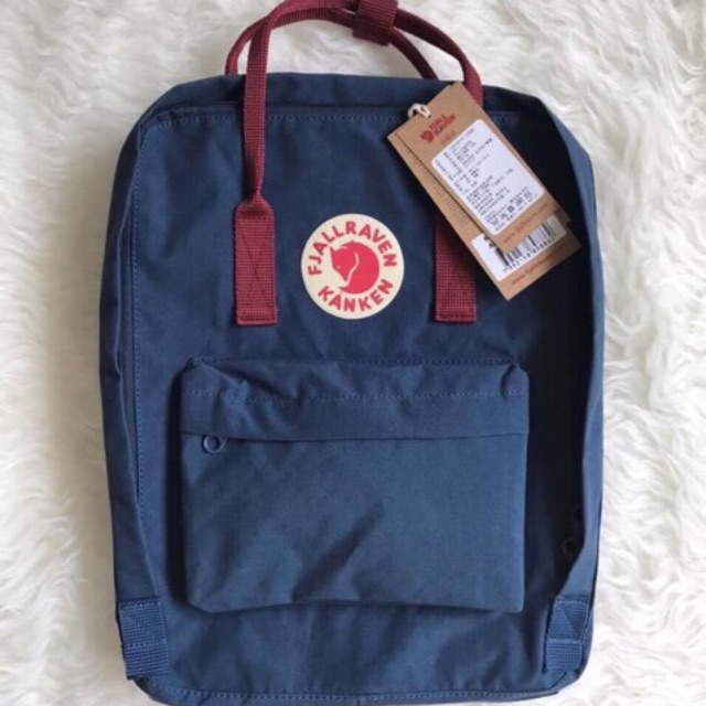 Kanken navy red best sale