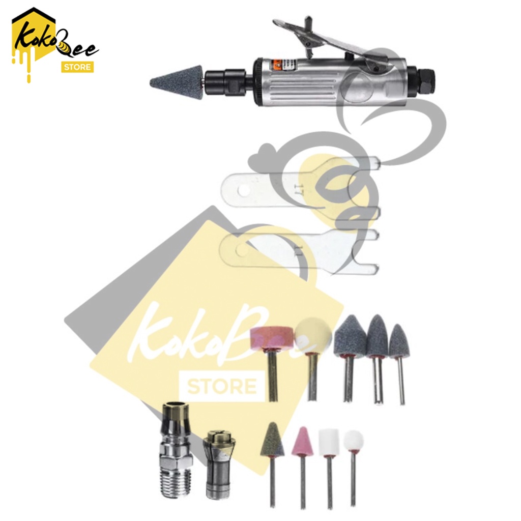 Jual Benz werkz Air die grinder kit set 3mm 6mm - Mesin gerinda angin ...