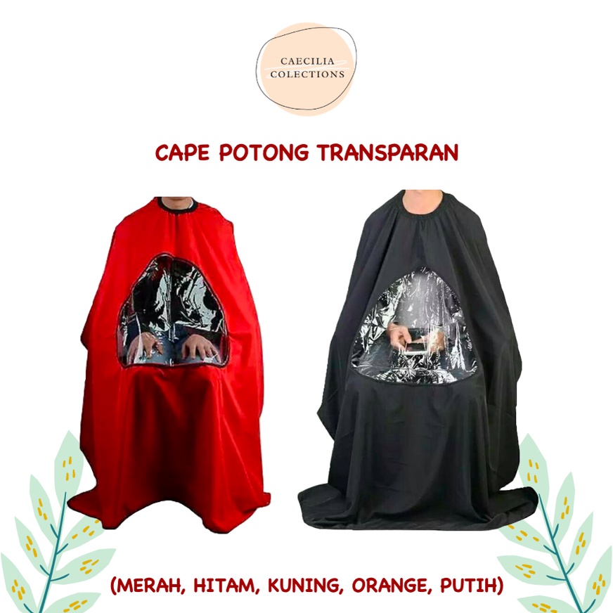 Jual Cape Potong Barbershop Transparan Mika | Shopee Indonesia