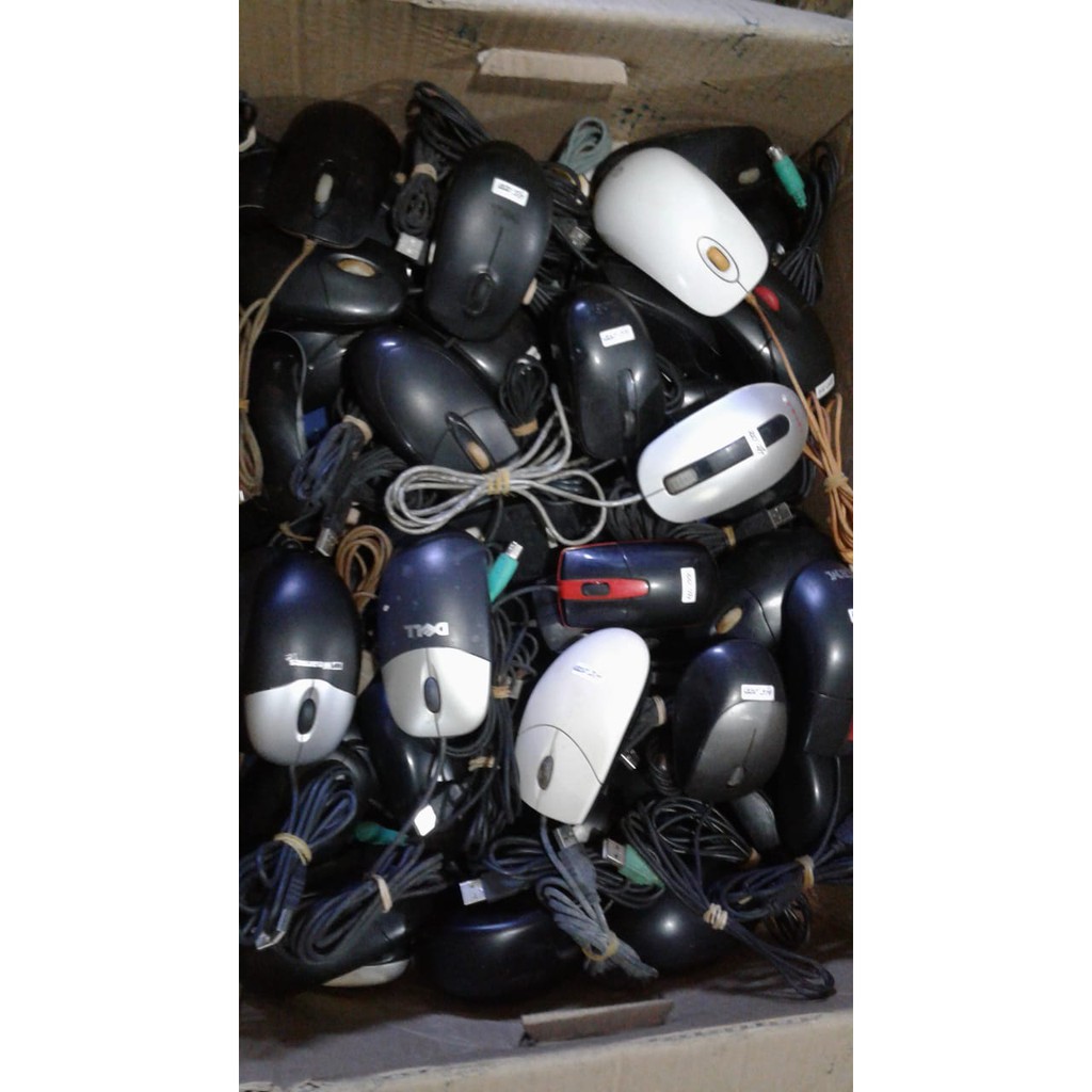 Jual MOUSE Build Up & Standard PS/2 (Bulat) dan USB (Kotak) Second ...