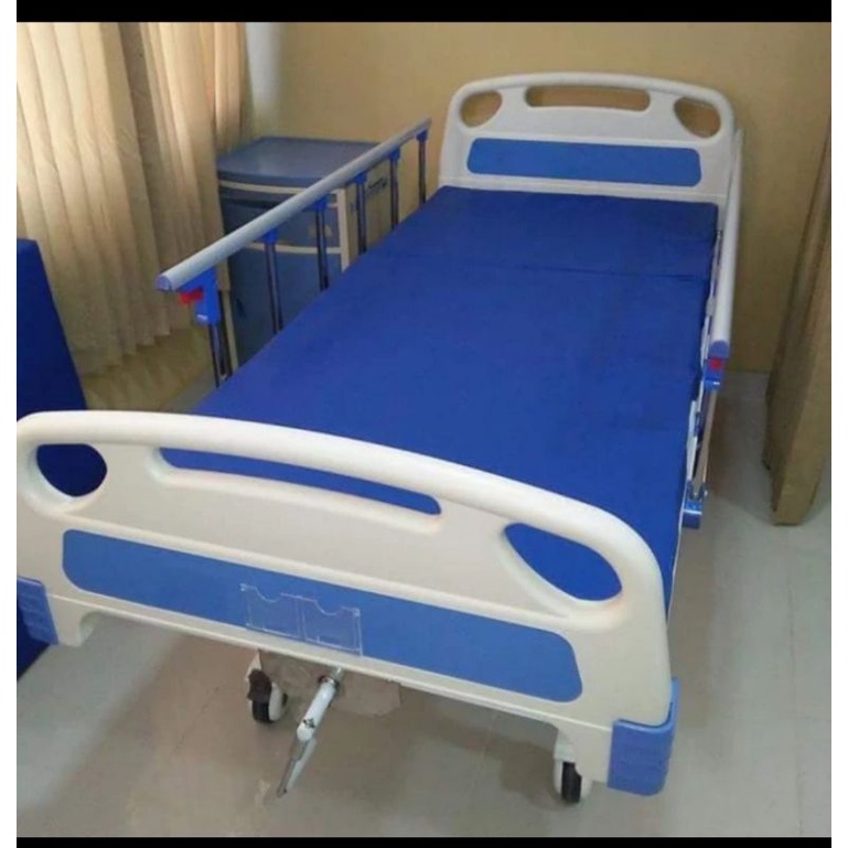 Jual Bed Pasien 1 Crank Abs Tempat Tidur Pasien 1 Crank | Shopee Indonesia