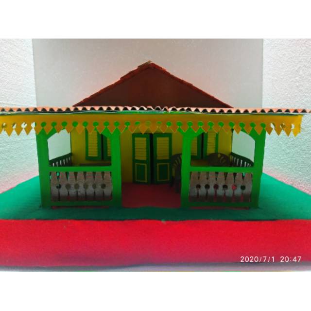 Jual Miniatur Rumah Adat Betawi / Rumah Tradisional | Shopee Indonesia
