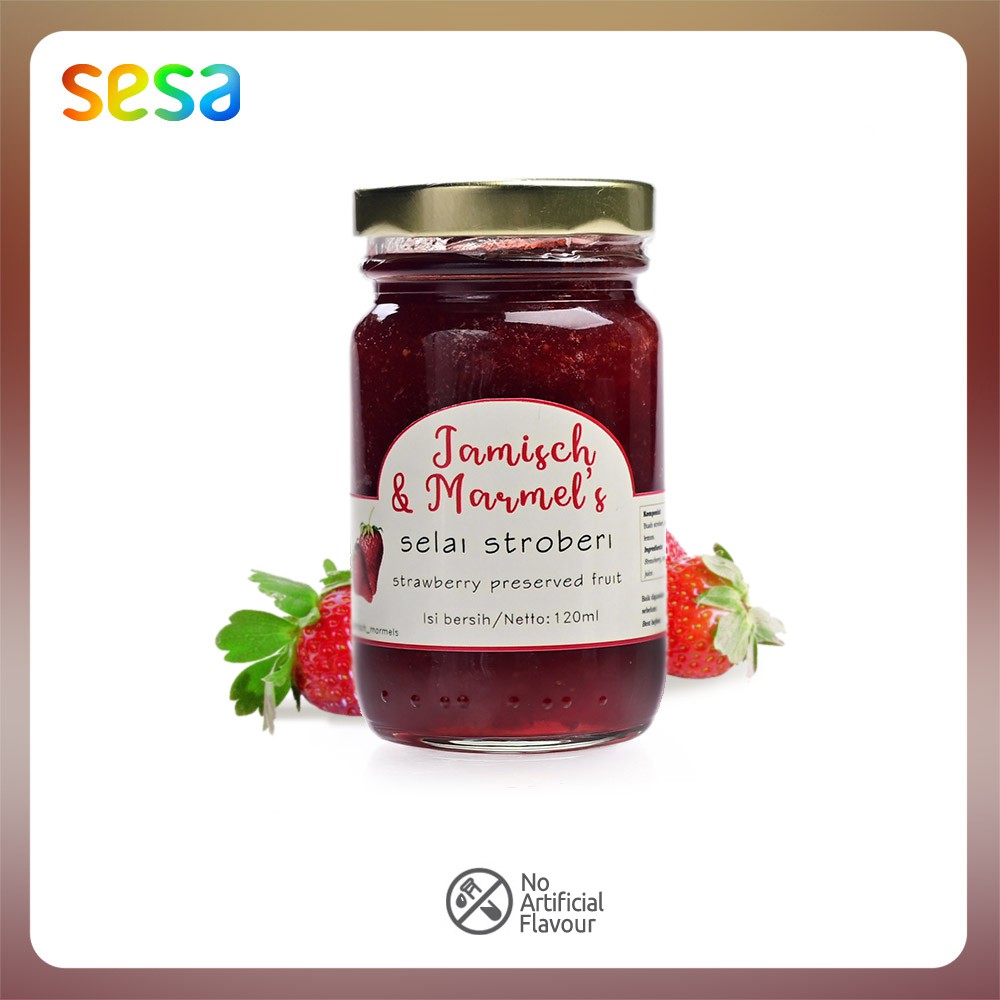 Jual Jamisch & Marmel's - Selai Strawberry Fruit Jam 120 ml