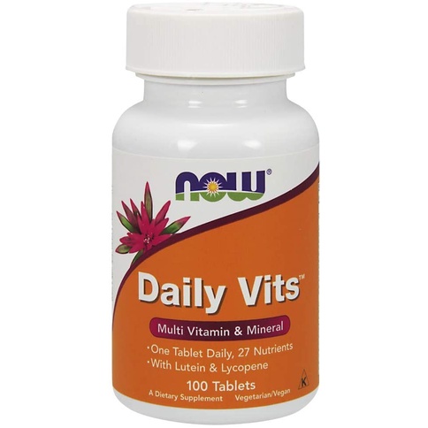 Jual NOW Daily Vits Multivitamin Mineral 100 Tablet - imun daya tahan ...