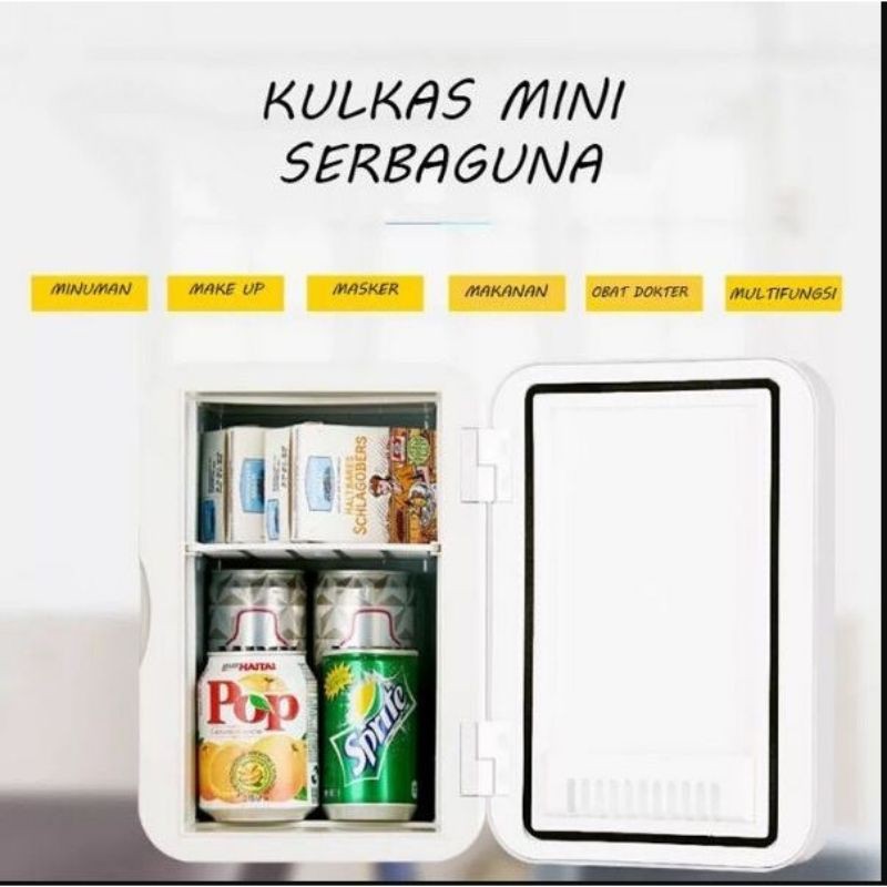 Jual Kulkas Mini Portable 6L Kulkas Skincare Kulkas Anak Kos | Shopee
