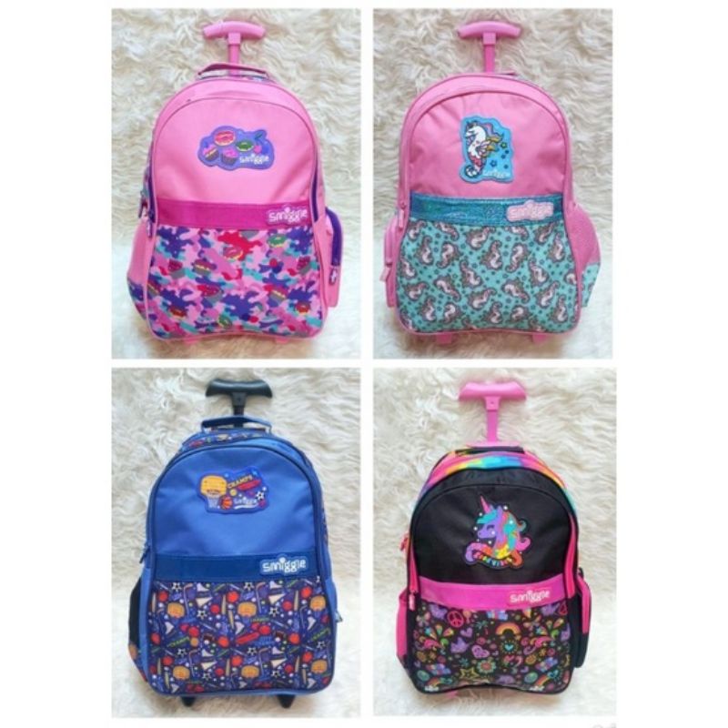 Jual TAS RANSEL TROLLEY TAS ANAK SEKOLAH SD SMP MOTIF SMIGGLE | Shopee ...