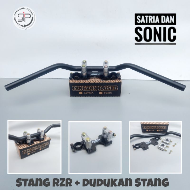 Jual Stang Rzr Sonic dan Satria Fu plus Dudukan Stang Sonic Satria Fu ...