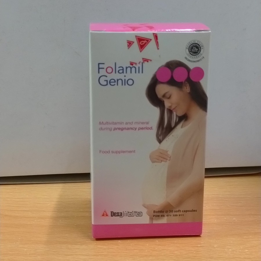 Jual FOLAMIL GENIO ISI 30 KAPLET | Shopee Indonesia