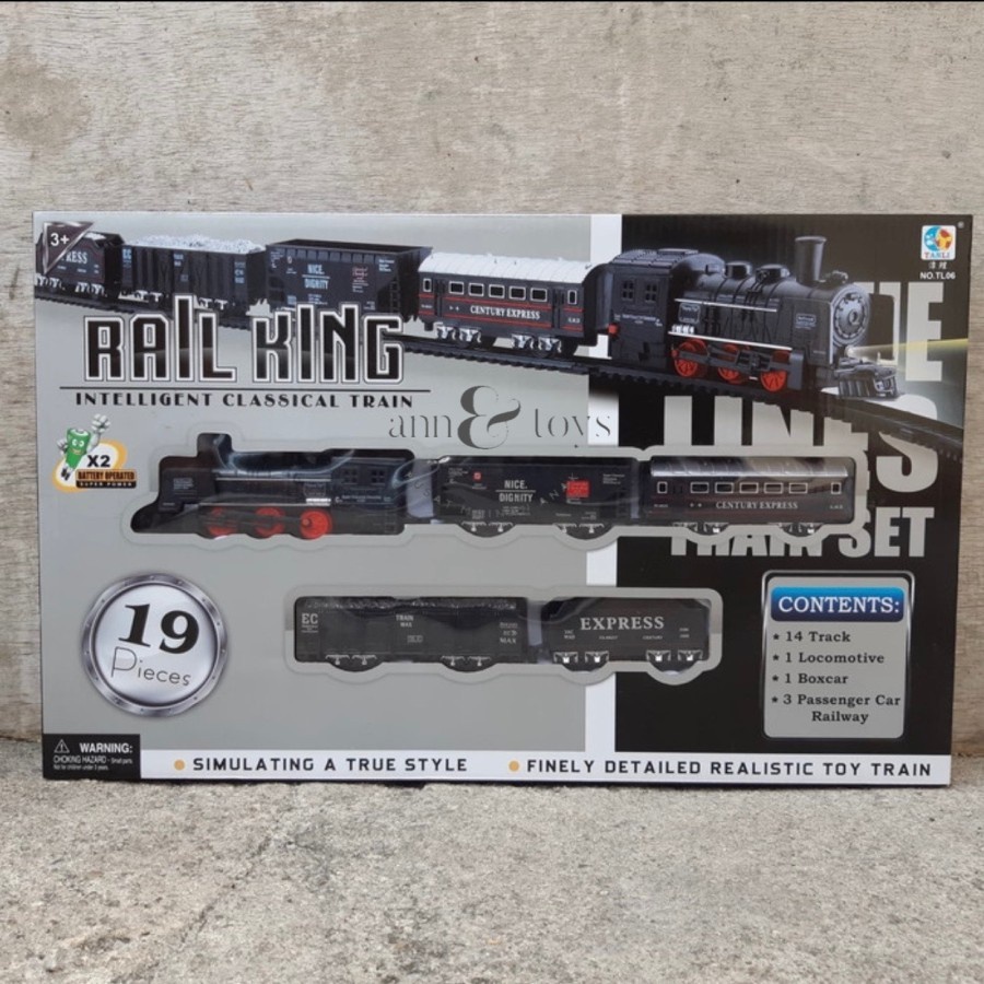 Jual M188 Mainan Edukasi Anak Rail King Kereta Api Train Set 13 ...
