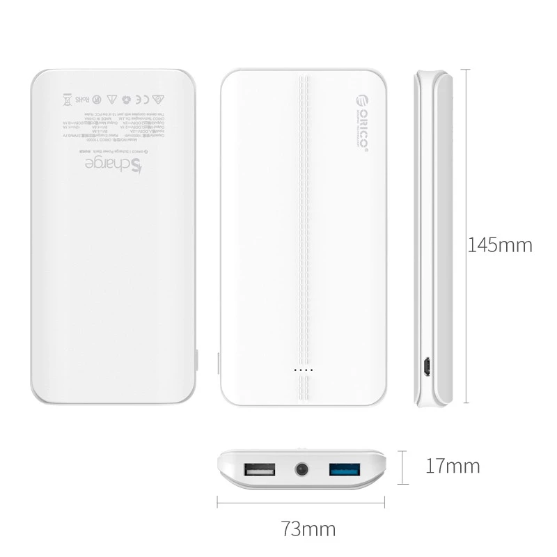 ORICO T10000 10000mAh Scharge Polymer Power Bank