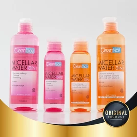 Purbasari Clean Face Micellar Water 3in1 Oily Skin Normal Yuzu Vitamin C Rose Glow Sakura White