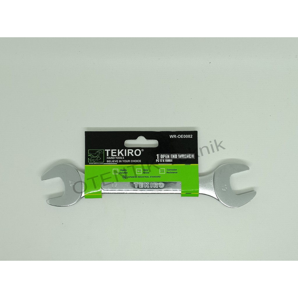 Jual TEKIRO OPEN END WRENCH 17X19MM KUNCI PAS TEKIRO 17 MM X 19 MM
