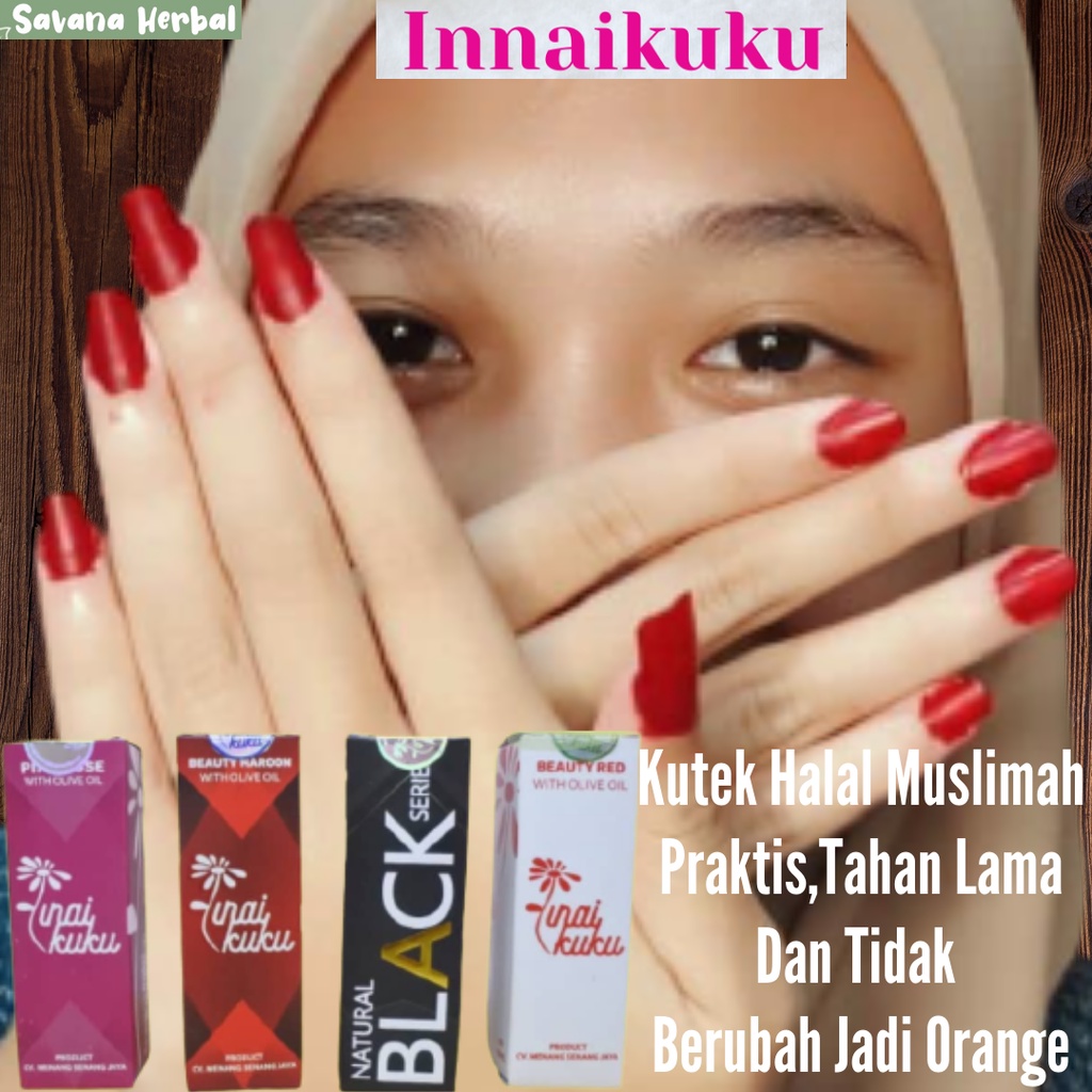 Jual Kutek Halal Muslimah Henna Inai Kuku Sah Buat Solat Pacar Inaikuku