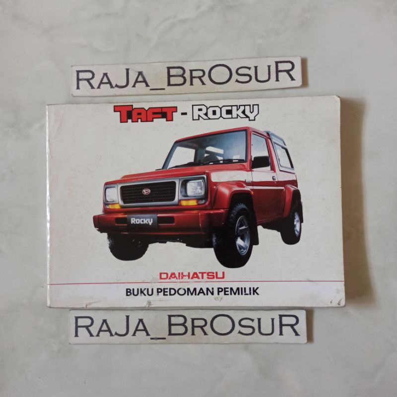 Jual Buku pedoman pemilik/Manual Book Daihatsu Taft/Daihatsu Rocky Shopee Indonesia